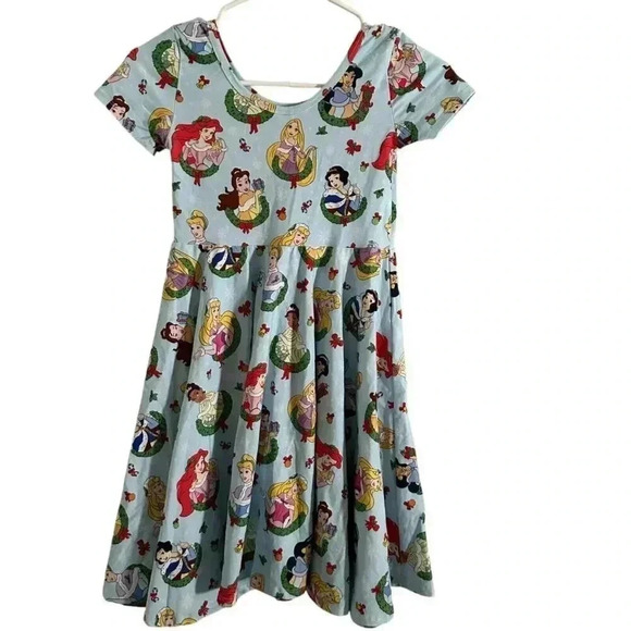 Wild Rich Kids dress twirl disney princess rare christmas print youth size 11/12 - Picture 3 of 10